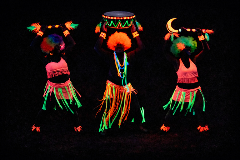 Prague: Underground Black Light Theatre Interactive Show