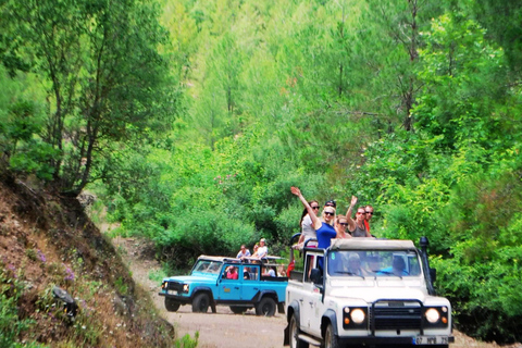 Alanya : Safari dans le canyon de Sapadere et excursion combinée sur la rivière DimçayCircuit combiné canyon de Sapadere et rivière Dimçay