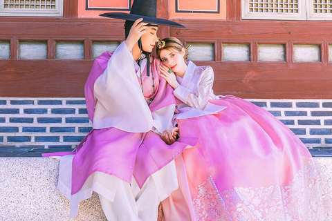 Seoul: Traditionelle koreanische Kleidung Hanbok-Verleih4 Stunden Basis-/Themen-Hanbok-Verleih-Paket