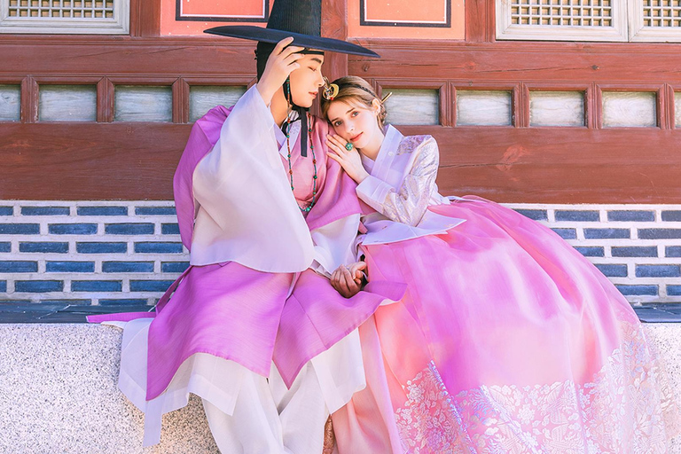 Seul: Aluguel de hanboks para trajes coreanos tradicionaisAluguer de Hanbok Premium de 4 horas