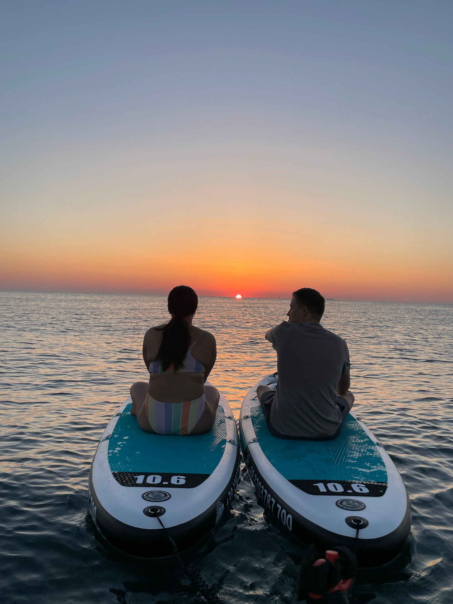 Sonnenaufgang im SUP mit Frühstück an Bord und Privatunterricht