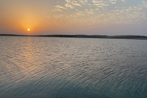 From Doha: Sunrise or Sunset Safari with Sand Boarding