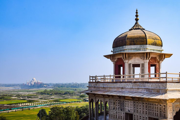 Nueva Delhi: Tour privado en grupo por el Taj Mahal con ticket de entrada