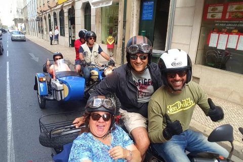 Tour de Lisboa en sidecarVisita guiada en sidecar