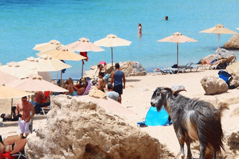 Chania Luxury Jeep Safaris: Balos Beach. A Lagoon For Bliss.3-seats Jeep/SUV