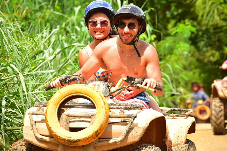 Cancun: Thrilling ATV Adventure, Ziplines and Cenote swim Shared ATV from Playa del Carmen