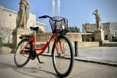 Barcelona: Full-Day Bike/E-Bike Rental with Helmet and Lock Barcelona: Full-Day Electric Bike Rental with Helmet & Lock
