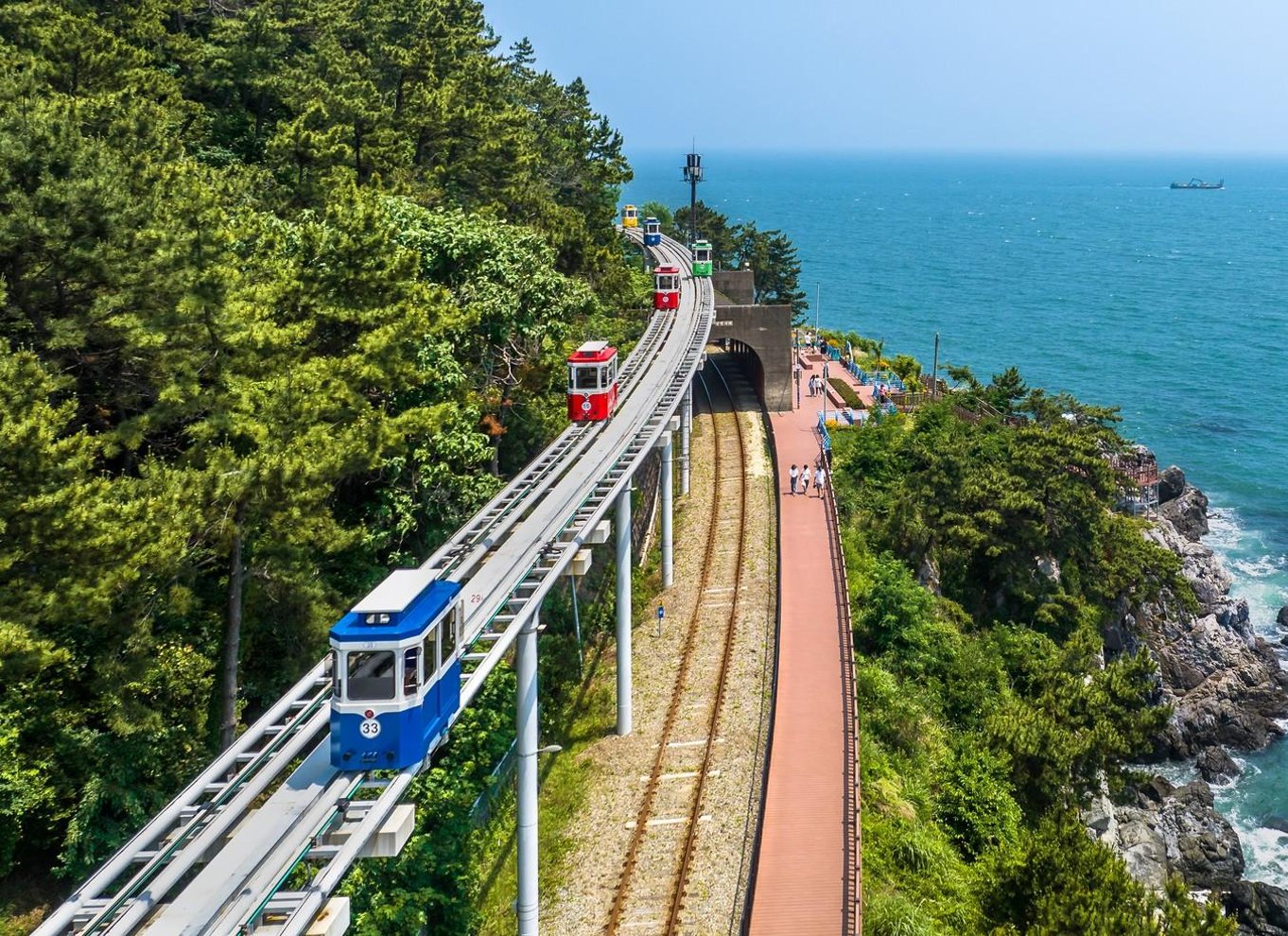 Fra Busan: Blue Line Park Sky Capsule-togbillet