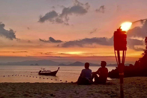 Krabi: Phi Phi Islands & 4 Islands Sunset with BBQ Dinner