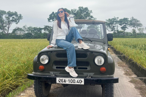 Hanoi Jeep Safari Tour: Red River Island Adventure | 2 Hours