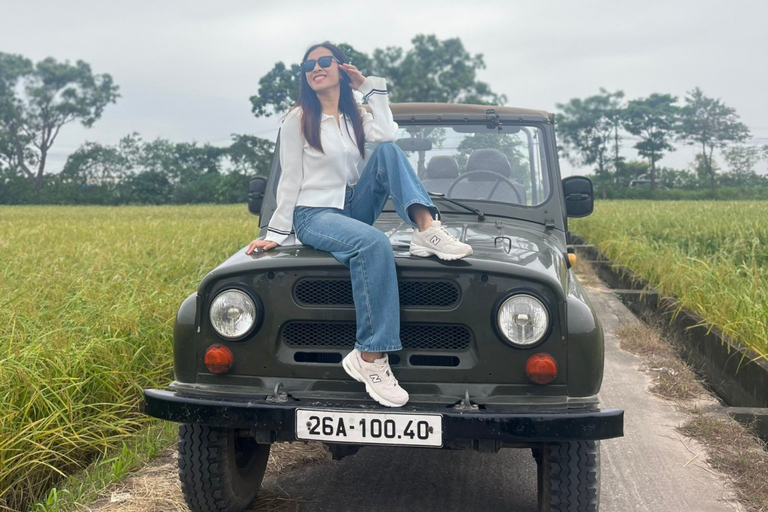 Hanoi Jeep Safari Tour: Red River Island Adventure | 2 Hours