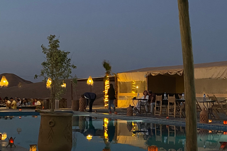 Dinner show in desert Agafay With Sunset Swiming Pool Camel