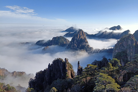 De Xangai: Tour particular de 3 dias pelo Monte Huangshan e estadia no pico