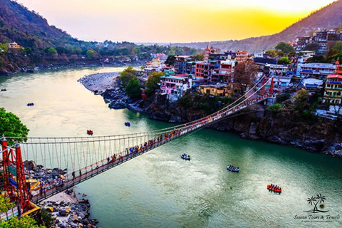 From Delhi: Private Haridwar & Rishikesh Tour By Car & Guide Private Rishikesh and Haridwar 2 Day Tour 3 Star Hotel