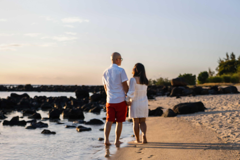 Maurice : séance photo au coucher du soleil (séance photo de lune de miel/familiale)Forfait familial