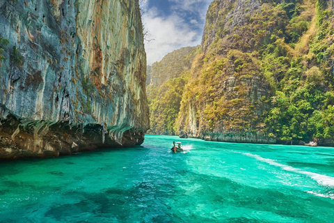 Phuket : Île de Phi Phi, tour en bateau de l&#039;île aux Bambous