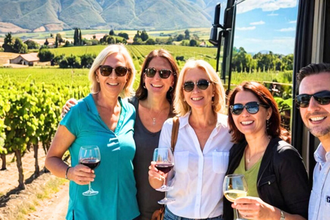 Casablanca-Valparaíso: Explore 2 vineyards with a tour, tasting, and lunch Casablanca, 2 vineyards Tour and tasting + Lunch