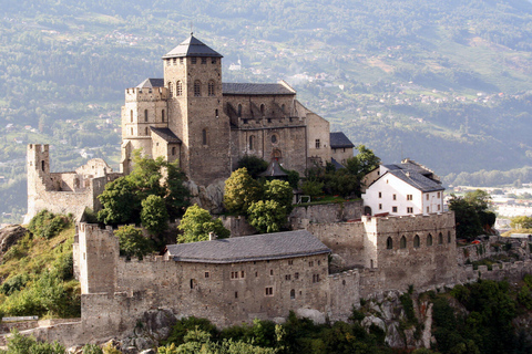 From Geneva: Chillon Castle, Sion, and Täsch Tesla Transfer