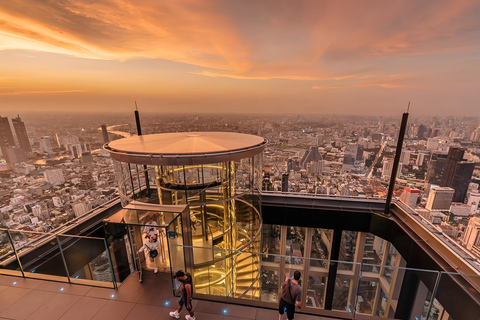 Bangkok: Mahanakhon SkyWalk Observation Deck Entry Ticket Sunset: Ticket, Photo, Coupon, Skyverse. Last Entry 6:30 PM