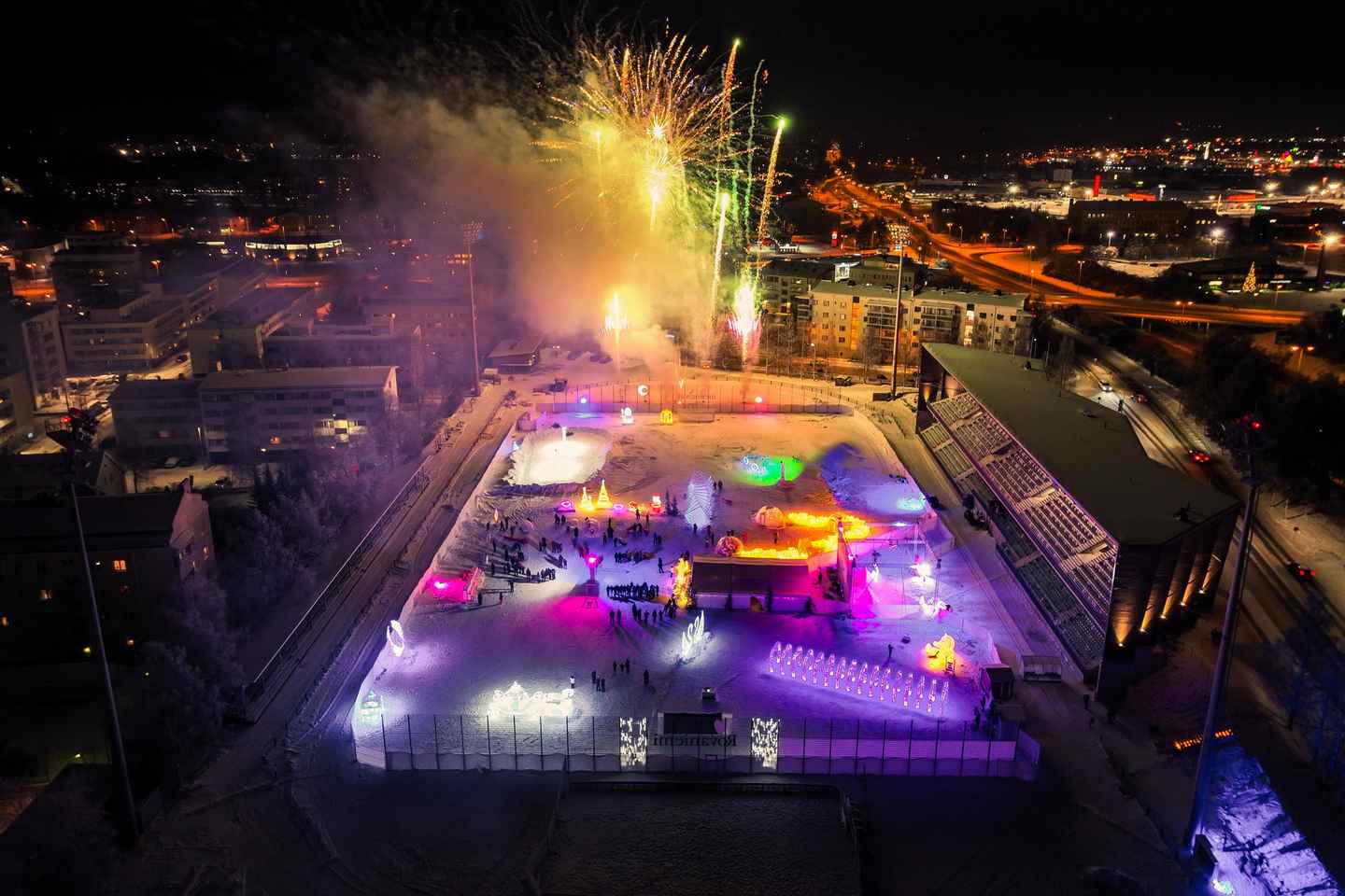 Rovaniemi: SnowGlow Winterpark Entry Ticket