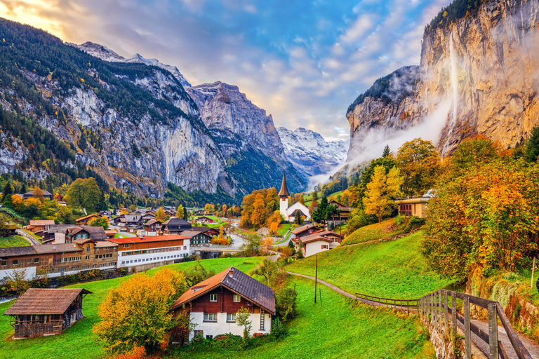 Private car scenic day trip from Lucerne to Lauterbrunnen