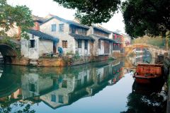 Zhouzhuang: Excursão de meio dia com Zhang Hall e Shen Hall