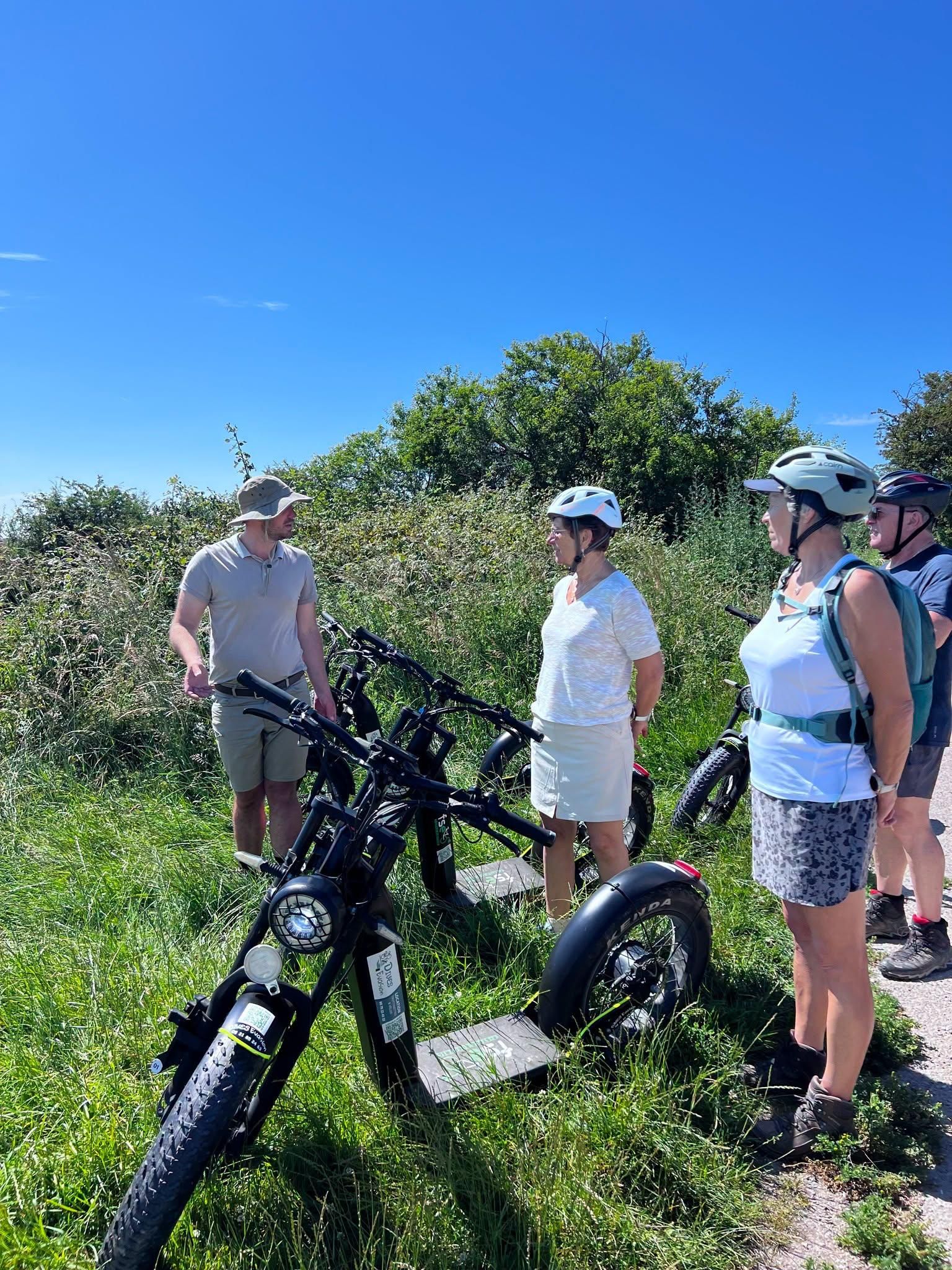 Geführte Tour mit E-Scooter durch Cabourg und Dives-sur-Mer