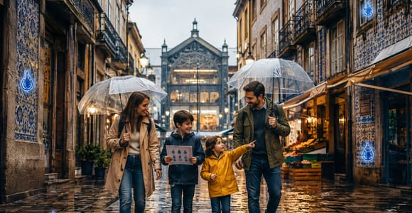 Porto: Rainy Day Family Quest with Guide and Certificate