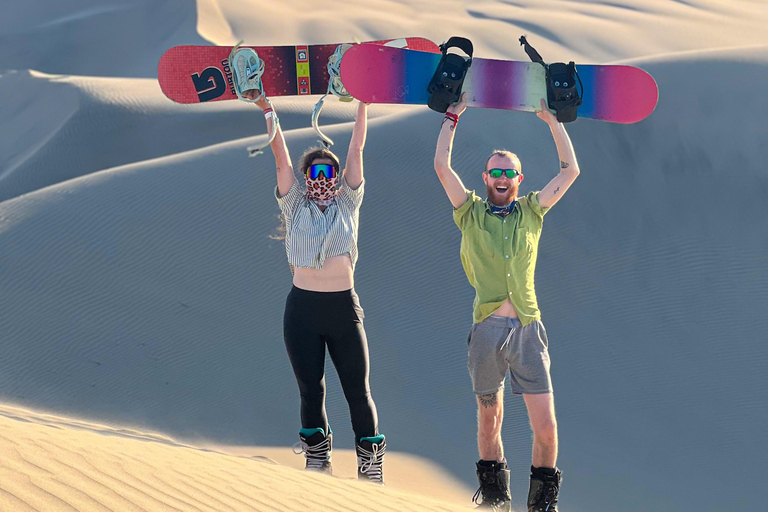 Depuis Huacachina ou Ica : Sandski et Sandboard professionnel sur les dunes