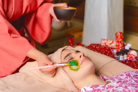 大阪：寺内での日本式禅マッサージとフェイシャル/180分