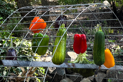Santiago, Embalse del Yeso avec barbecue