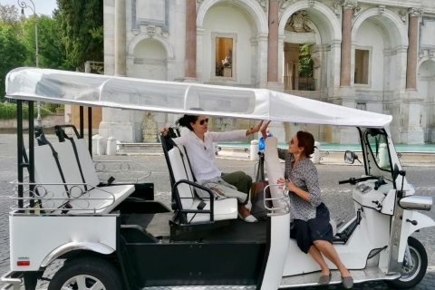 Rome: Private City Tour by Electric Tuk Tuk with Transfer