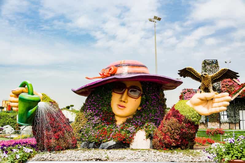 Dubai: Miracle Garden Eintrittskarte mit Hoteltransfers