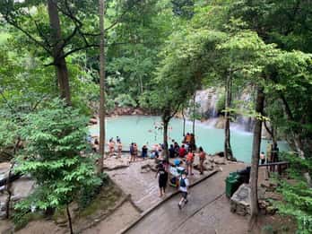 From Hua Hin: Pala U Waterfall and Huay Mongkol Temple Tour