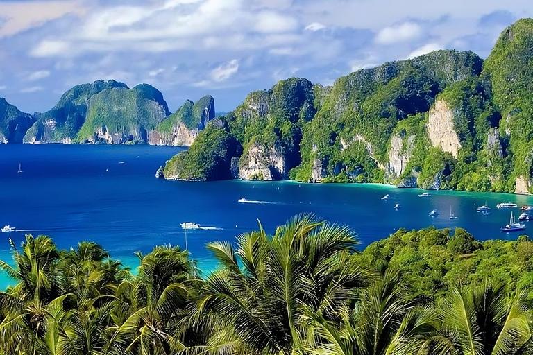 Phuket: Snorkling på Phi Phi &amp; Bamboo Islands med motorbåt