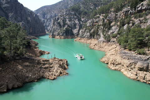 Antalya/Side/Alanya: Green Canyon Boat Trip w/Lunch&Transfer Alanya : Green Canyon Boat Trip w/Lunch&Transfer