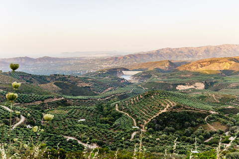 Chania: visite hors route au coucher du soleil avec dégustation de vins