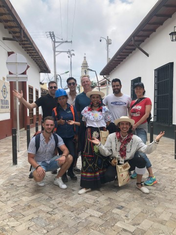 Visit Fun & Interesting Historic City Center Tour with two Actors in Bucaramanga, Colombia