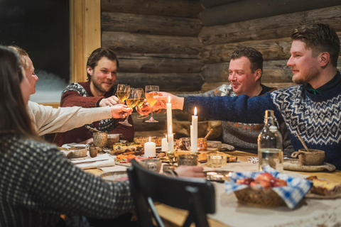Levi: Wilderness Dinner with Snowmobile Sleigh Ride