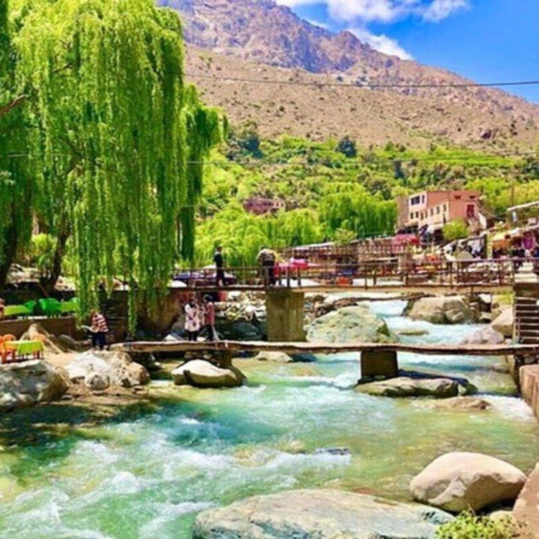 Marrakech : excursion d'une journée dans la vallée de l'Ourika et randonnée aux cascades - trekking