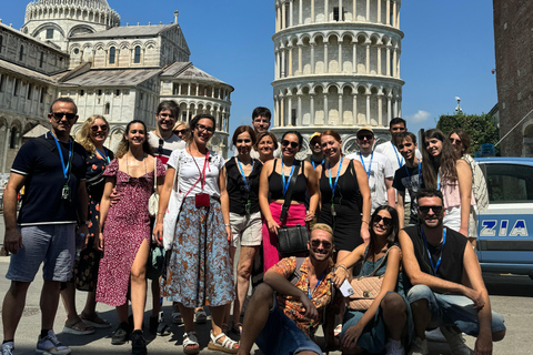 Pisa: Scheve Toren en Mirakelplein met een gediplomeerde gidsGroepsreis