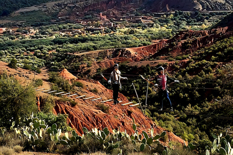 Marrakech: Zipline und Frühstück im Atlasgebirge