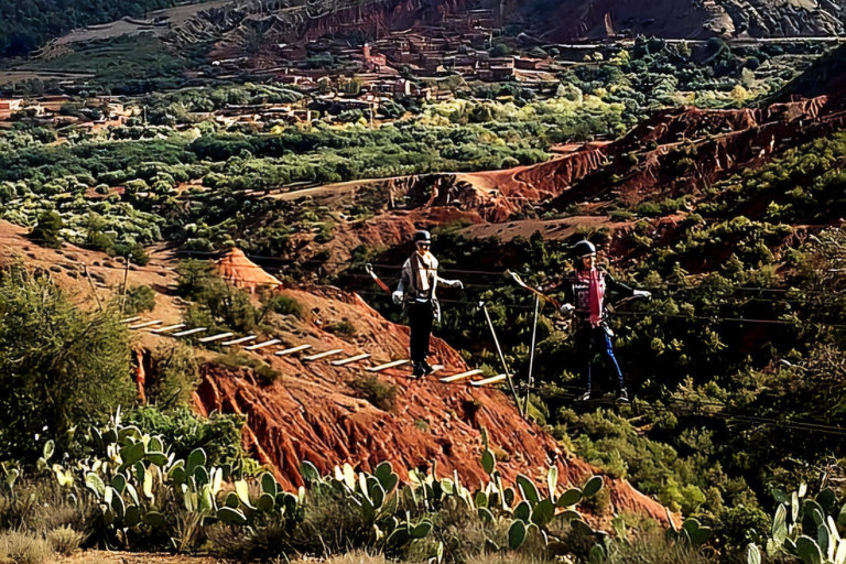 Marrakech: Zipline und Frühstück im Atlasgebirge