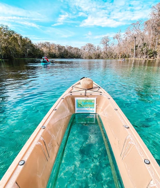 Fishing Clear Kayak Glass Bottom Canoe with Clear Seat & Paddles，1 or  2-Person