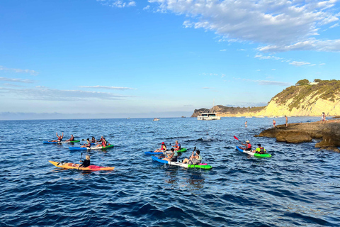 Kayak Granadella Excursión Guiada en Cuevas y Cala en Caló