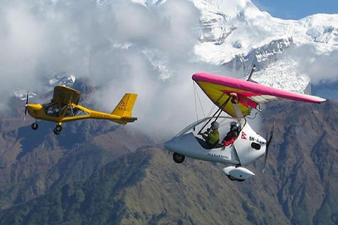 Pokhara - Upplevelse med ultralätt flygGlory. MT Fiskstjärt