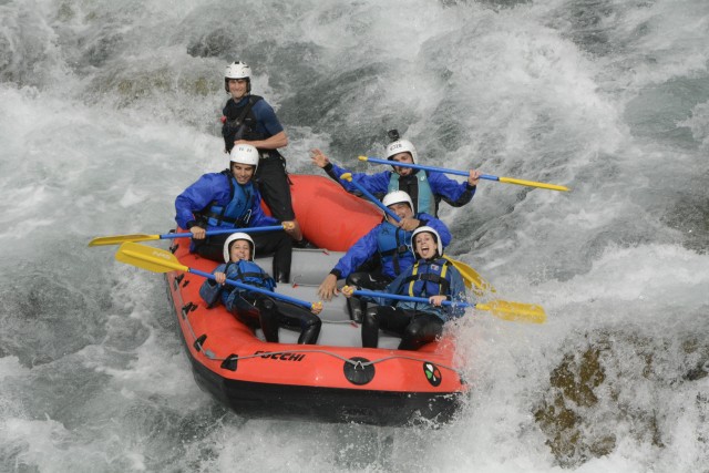 Visit Valsesia (Piedmont) white water rafting experience in Oasi di Zegna