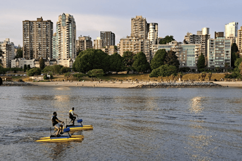 Vancouver: Wypożyczalnia rowerów wodnych w False Creek