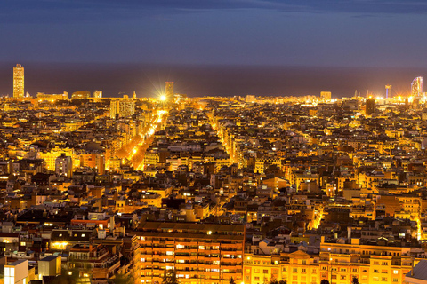 Barcelona: Night Bus Tour with Live Guide English Tour