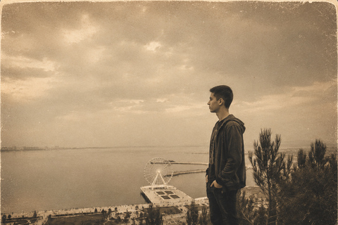 Baku: Old City Walking Tour with Vintage Photos